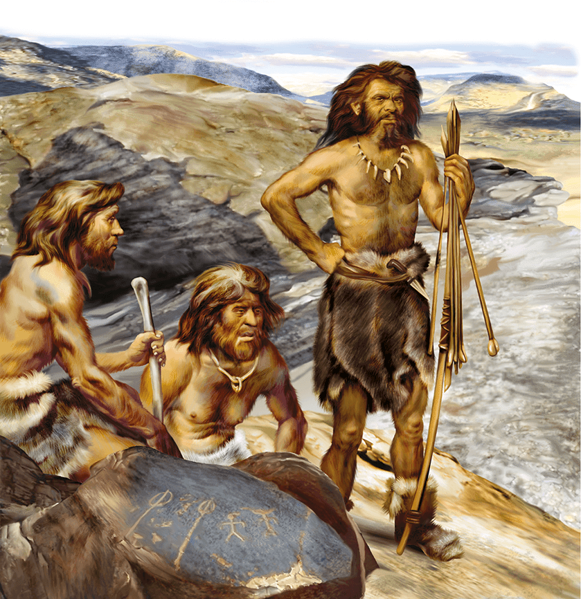 Неандертальцы предки кроманьонцев. Неандерталец палеолит. Первобытные люди. Древние люди. Древний человек.