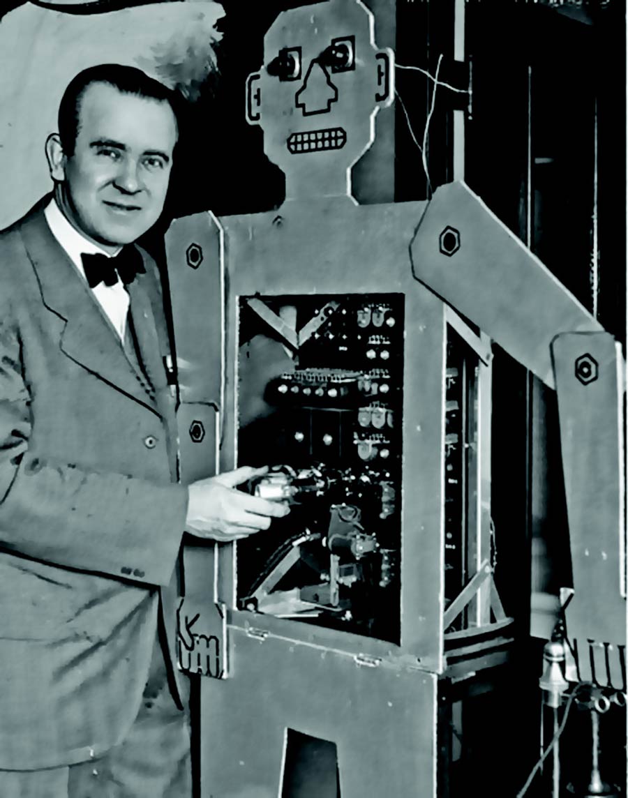 Первый механический прототип робота. Робот Герберт Телевокс. Герберт Телевокс робот 1928. Мистер Герберт Телевокс. Рой Уэнсли.