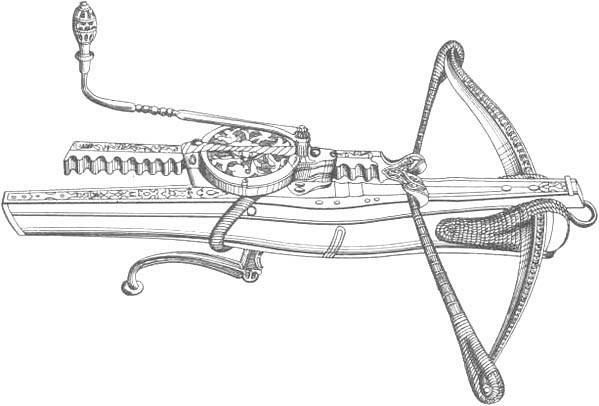Чертежи старинного арбалета