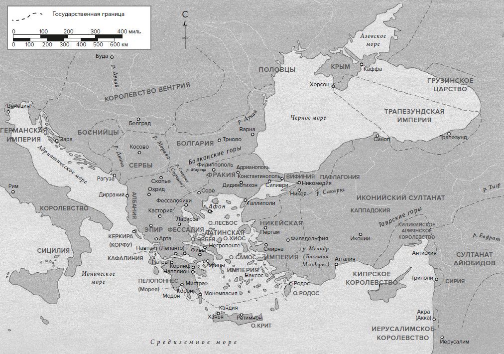 Византийский крым карта