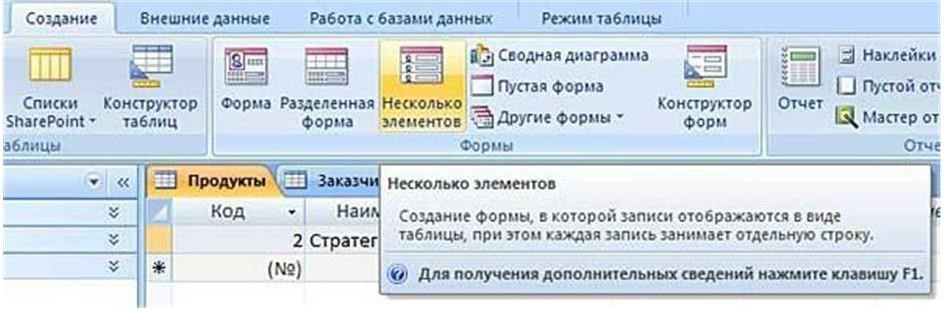 Режим мастер форм. Аксес 2007 внешние данные. Разделенная форма access. Способы создания форм в access. Мастер таблиц в access 2007.