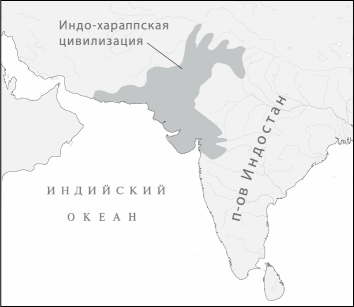 Хараппская цивилизация карта