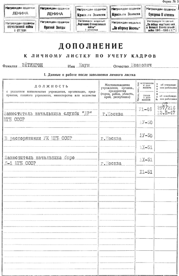 Дополнение к личному листку по учету кадров образец заполнения