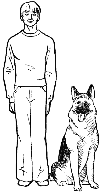 Человек с собакой рисунок. Нарисовать человека с собакой. Раскраска человек с собакой. Человек с собакой карандашом.