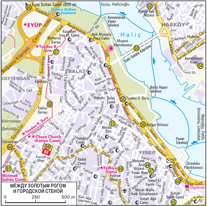 Район balat в стамбуле карта