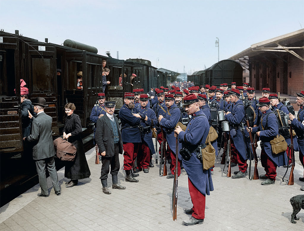 Солдаты Франции 1914 года