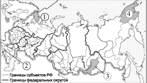 Административно территориальное устройство россии контурная карта 9 класс