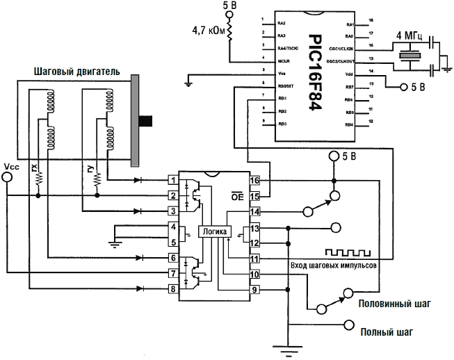 Управление шаговым двигателем. Sla7024m схема управления шаговым двигателем. Схема управление шаговым двигателем на микроконтроллере atmega8. Контроллер шагового двигателя на atmega8. Управление драйвером шагового двигателя на микроконтроллере.
