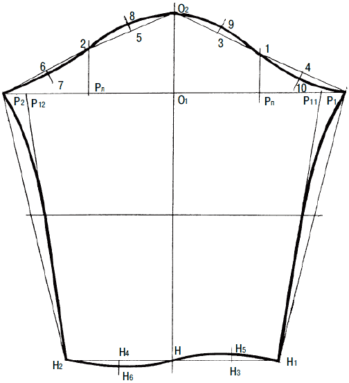Рубашечный рукав чертеж
