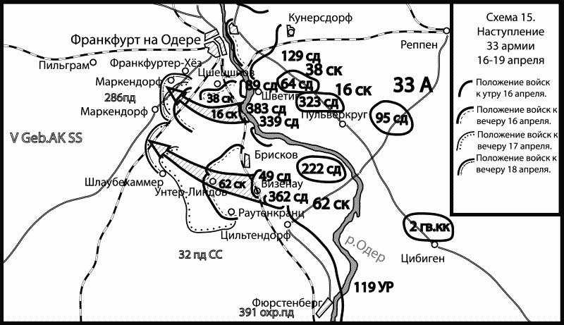 Зееловские высоты карта