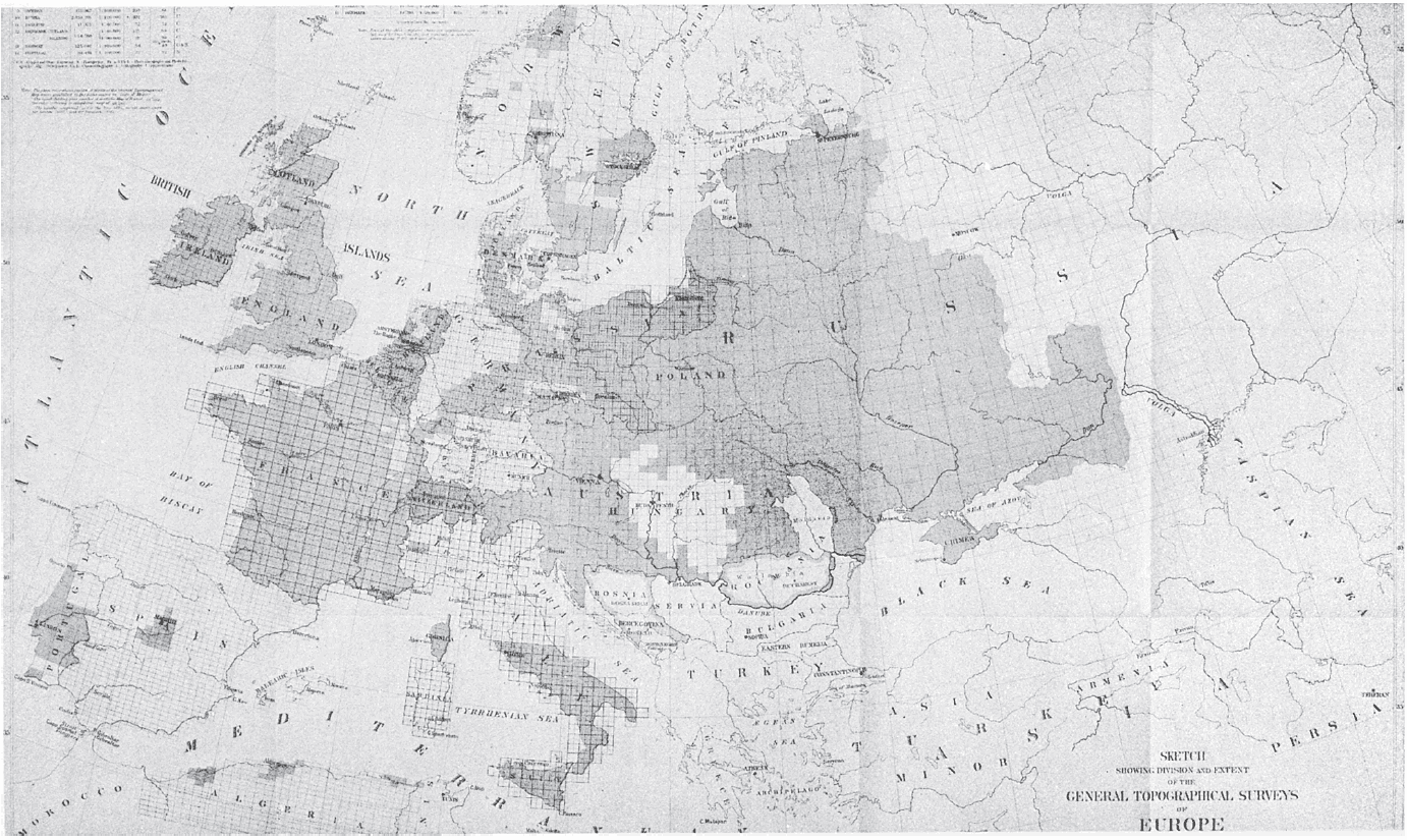 Карта мира 1885 года