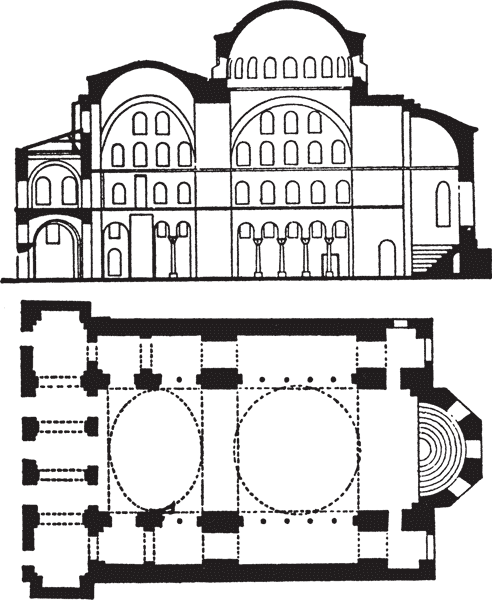 Храм св софии в константинополе план