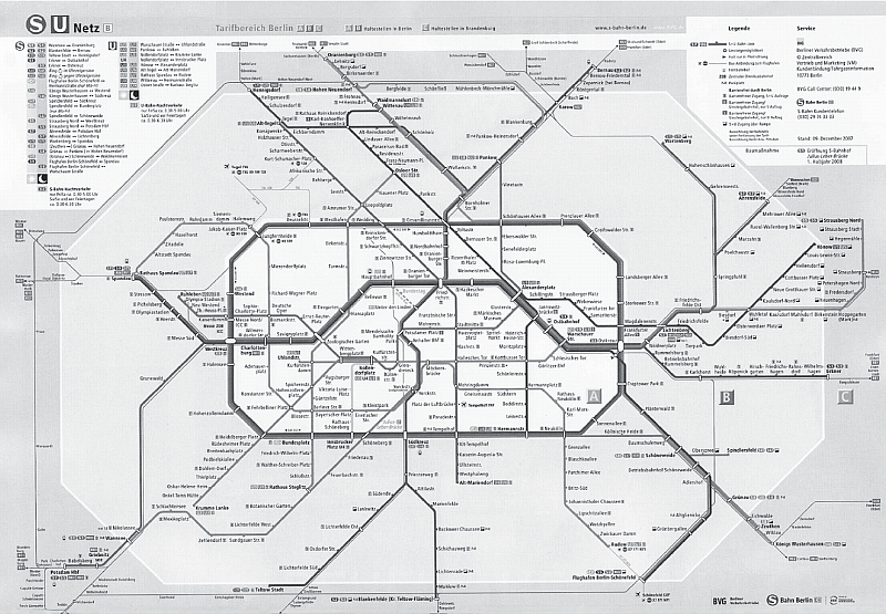 S bahn berlin схема