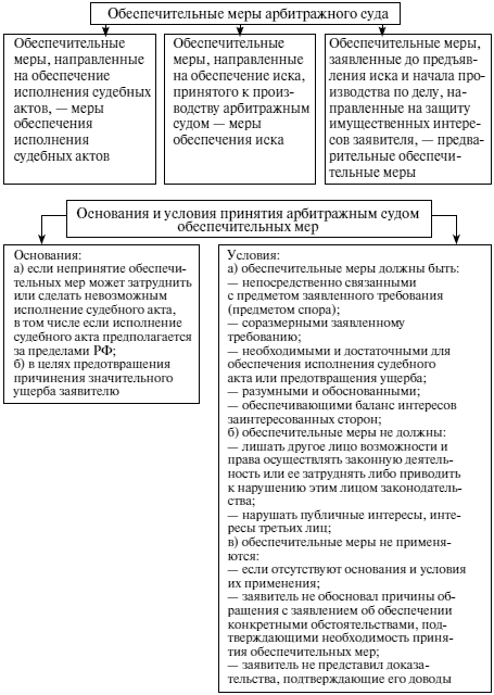 Предварительные обеспечительные меры апк образец