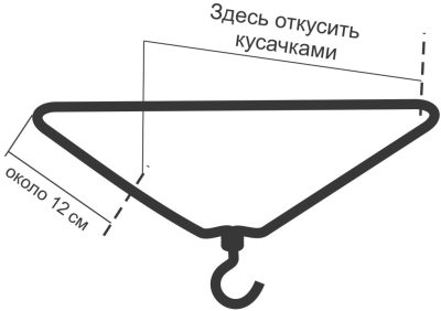 Биолокационная рамка жезл фараона чертеж