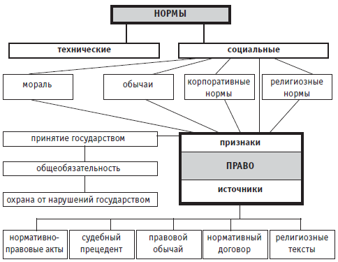 Социальные нормы схема