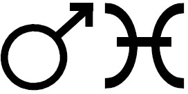 Со знаком x. Символ Марса. Графический символ Марса. Знак Марса в астрологии. Двойной знак Марса.