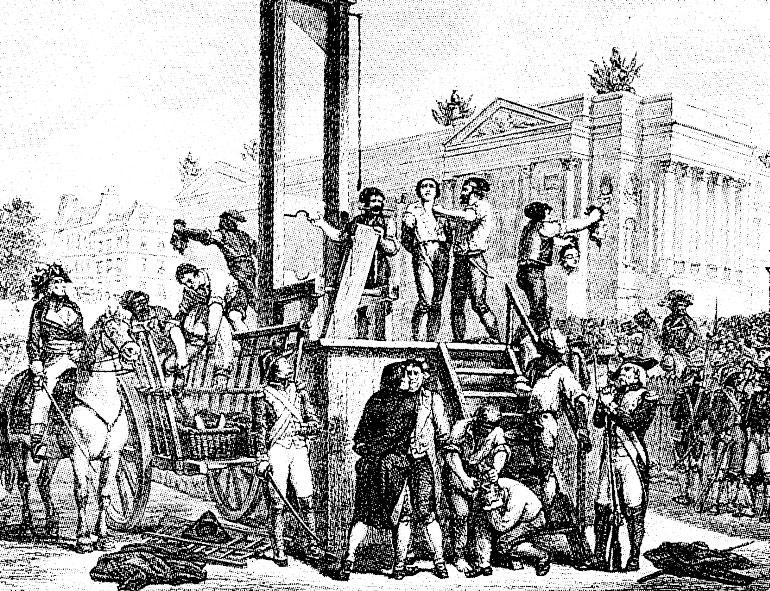 Уголовное наказание история. Четвертование при Петре. Франции 1810 года казнь.