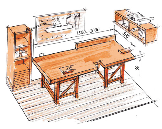 Схема столярной мастерской - 89 фото