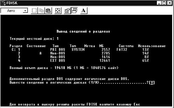 Fdisk. Super fdisk.