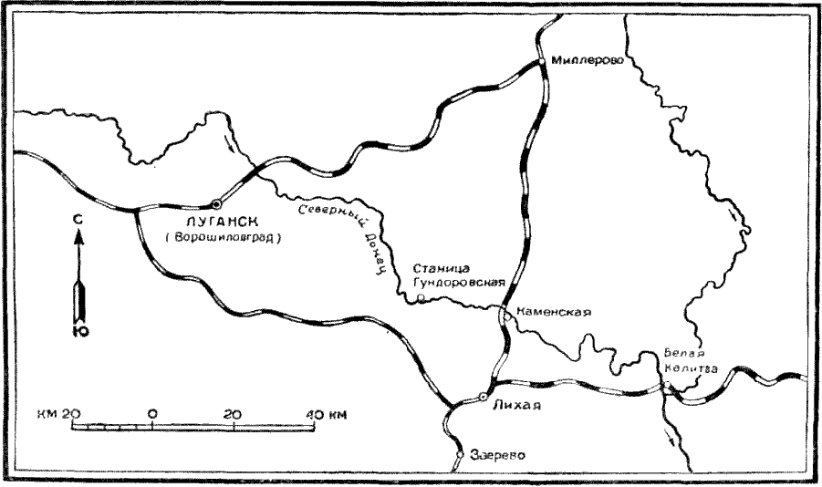 Оборона царицына карта