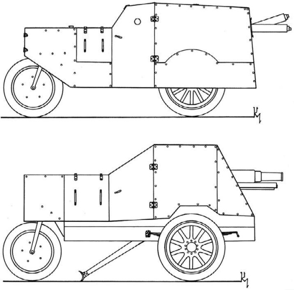 Бронеавтомобиль остин чертежи