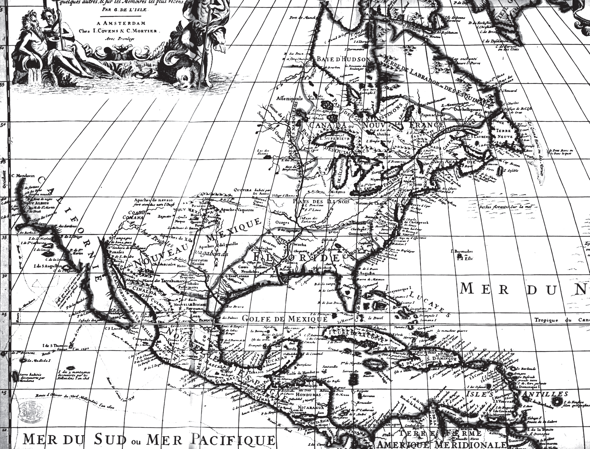 Карта 1740 года