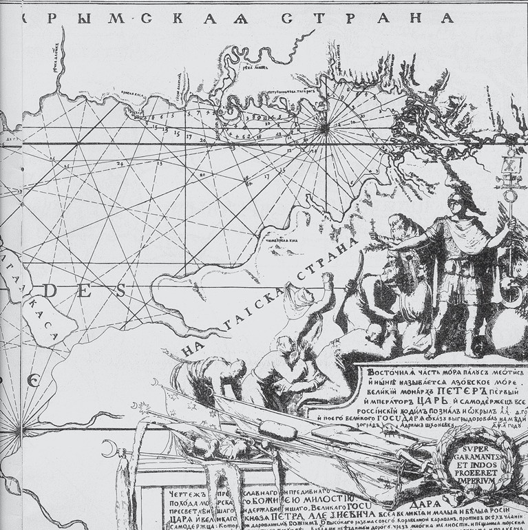 Карта 1701 года