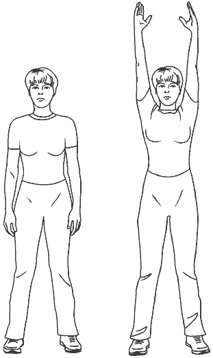 Упражнение подъем неба. Упражнение поднятие рук вверх. Человек с опущенными руками. Упражнение руки вытянутые вверх. Поднять руки вверх и потянуться.