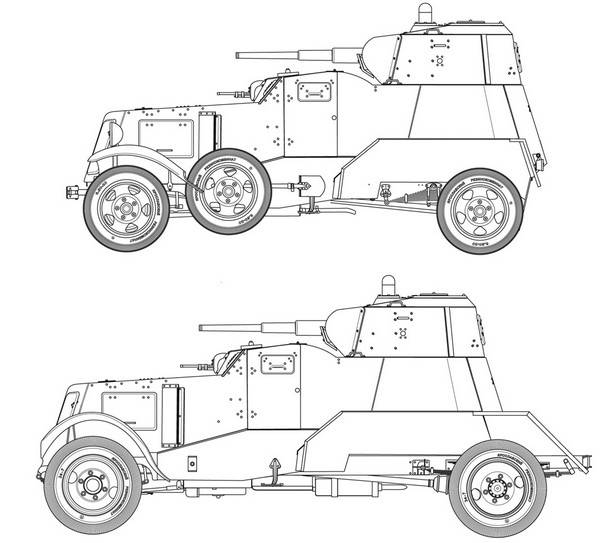 Ба 20 бронеавтомобиль чертежи