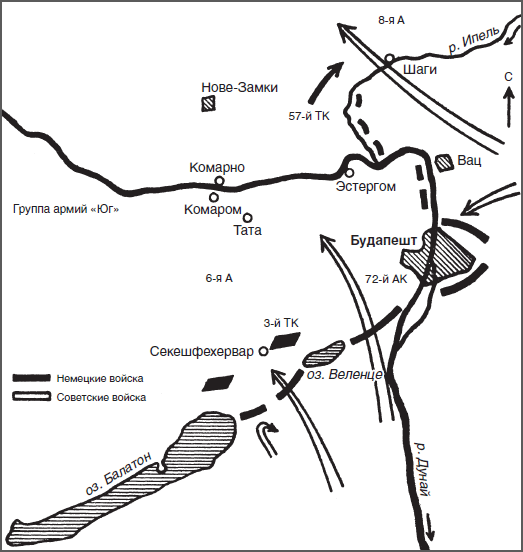 Карта венгрии 1944