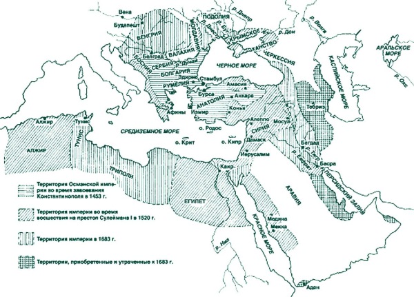 Карта турции во времена султана сулеймана
