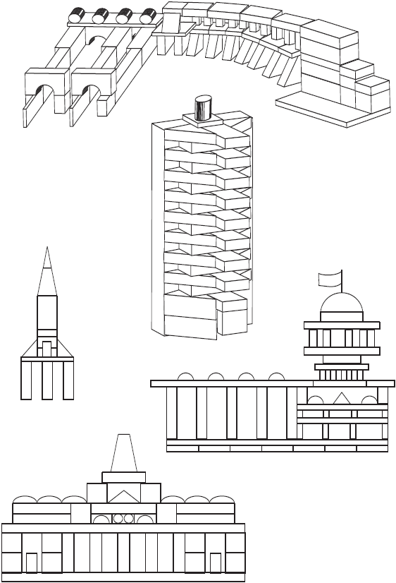 Схемы для построек для дошкольников