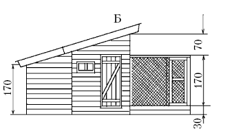Каркасный курятник чертежи