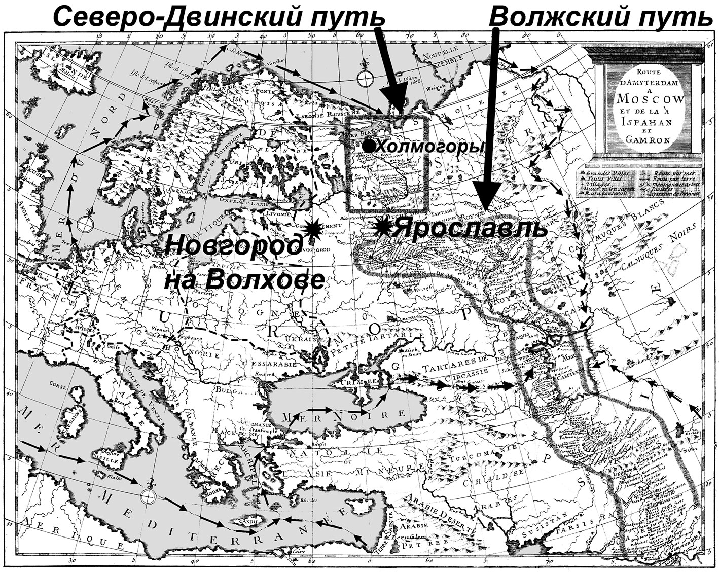 Северо двинская губерния карта