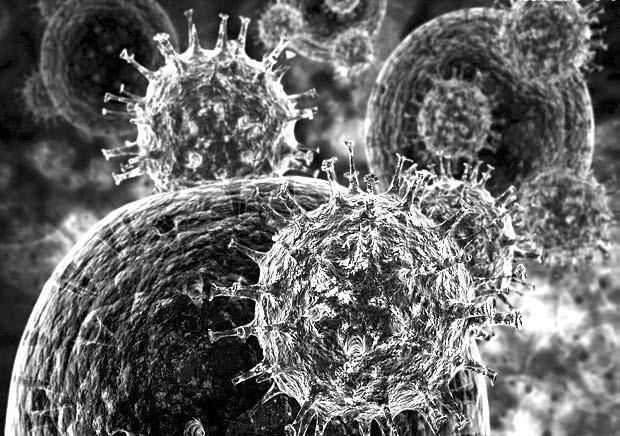 Атакующие клетки. Микроб гриппа. Вирус гриппа чб. Вирус гриппа атакует клетку.