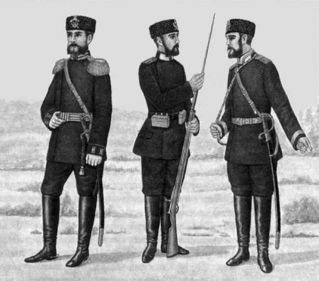 Дубровский отставной поручик гвардии был. Форма армии при Александре 3.