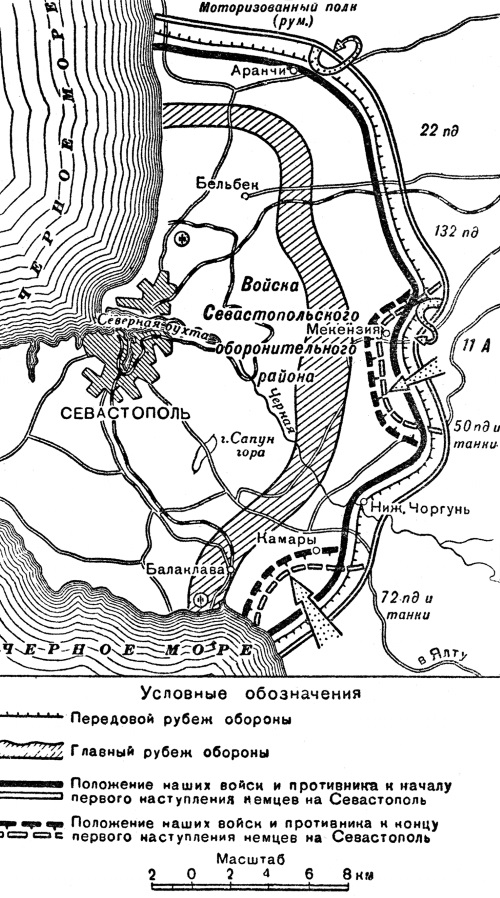 Оборона крыма в 1941 1942 карта