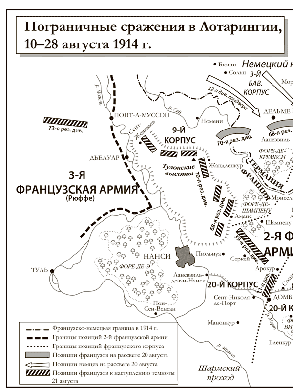 План 1 мировой войны