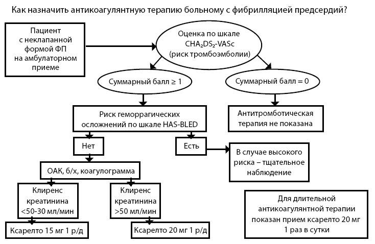 Антикоагулянтная терапия при фибрилляции предсердий презентация