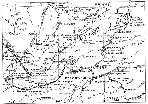 Танхой бурятия карта - 88 фото