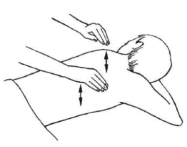 Приемы массажа спины. Похлопывание в массаже. Строгание прием массажа. Прием массажа похлопывание. Массаж спины похлопывание.
