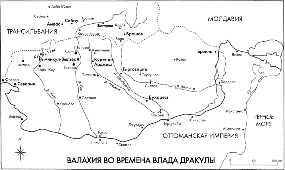 Княжество валахия карта