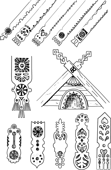 Причелины русской избы картинки