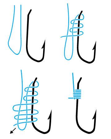 Без ушка. Как привязать крючок к леске без ушка. Как привязать рыболовный крючок без ушка к леске. Правильно привязать крючок к леске. Как завязывать крючок на леску.