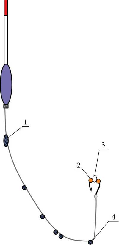 Поплавочная оснастка на карпа