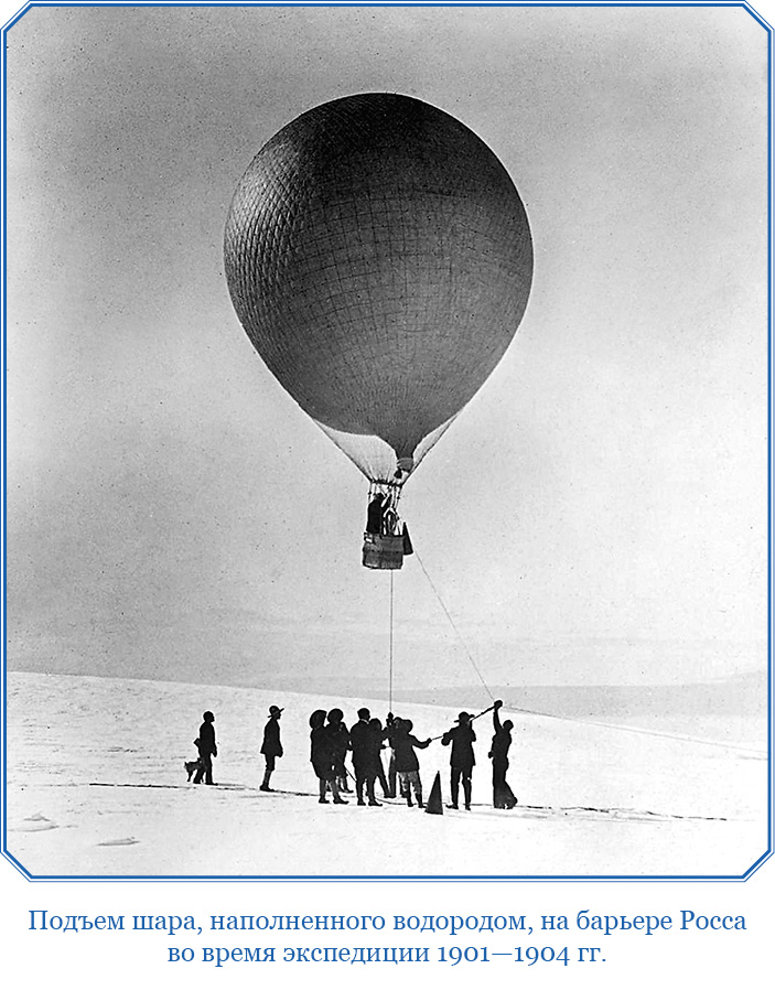 шар наполненный водородом.