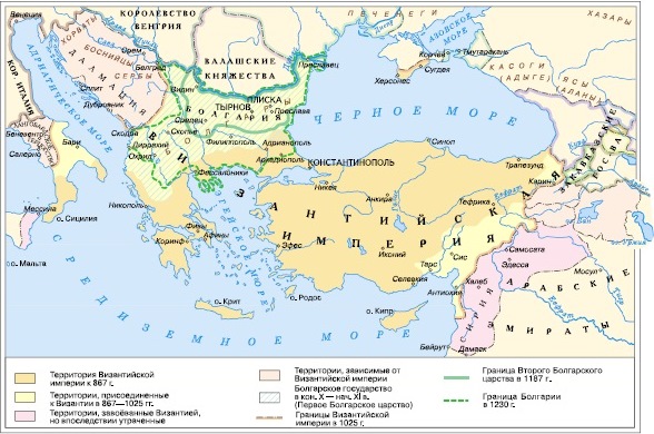 Византия и славянские государства в 9 11 веках контурная карта ответы