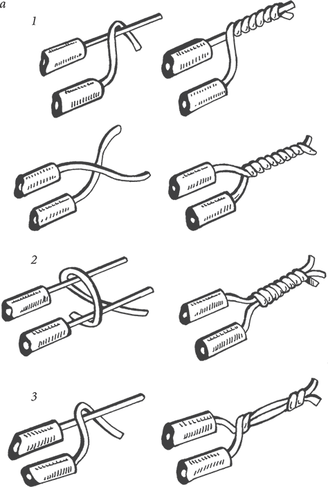 Схемы скрутки проводов
