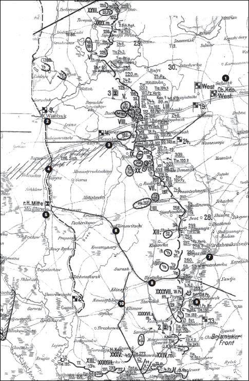 Оборона могилева в 1941 году карта